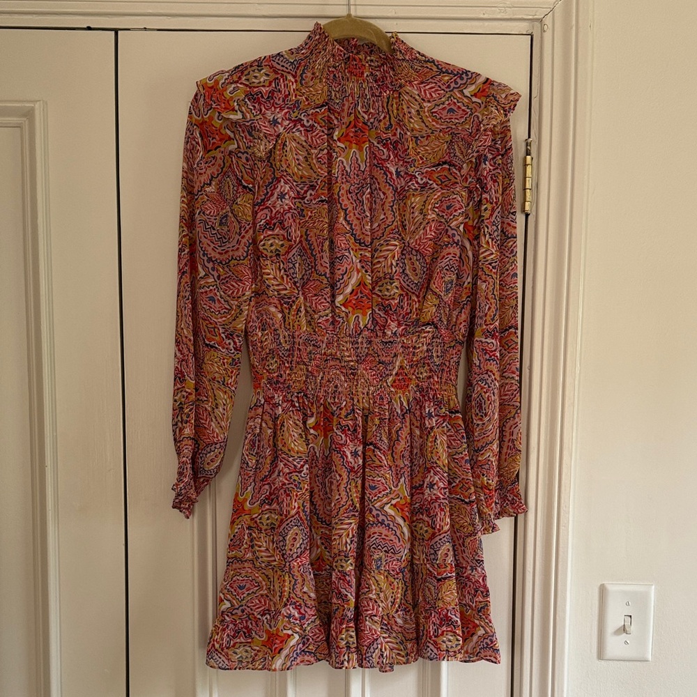 THML Paisley Long Sleeve Dress